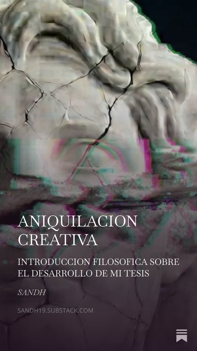 Estaré trabajando con estos dos proyectos de substack que se interconectan, tanto la historia económica de la "Aniquilación creativa" como posible proyecto de tesis, al igual que el tema de bitcoin y lo que representa como tecnología.

Si saben de estos temas pueden escribirme