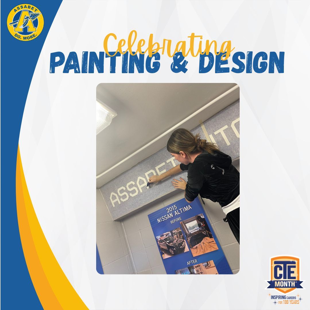 AssabetSuper's tweet image. As we celebrate #CTEMonth, today's program showcases on Painting &amp;amp; Design. To learn more about Assabet's offering, click here: assabet.org/Study-More/Tec…
For more information about job outlook, check here: bls.gov/ooh/constructi…
 
#DoMore #CTEPlatinumStandard @NCLA_CTE