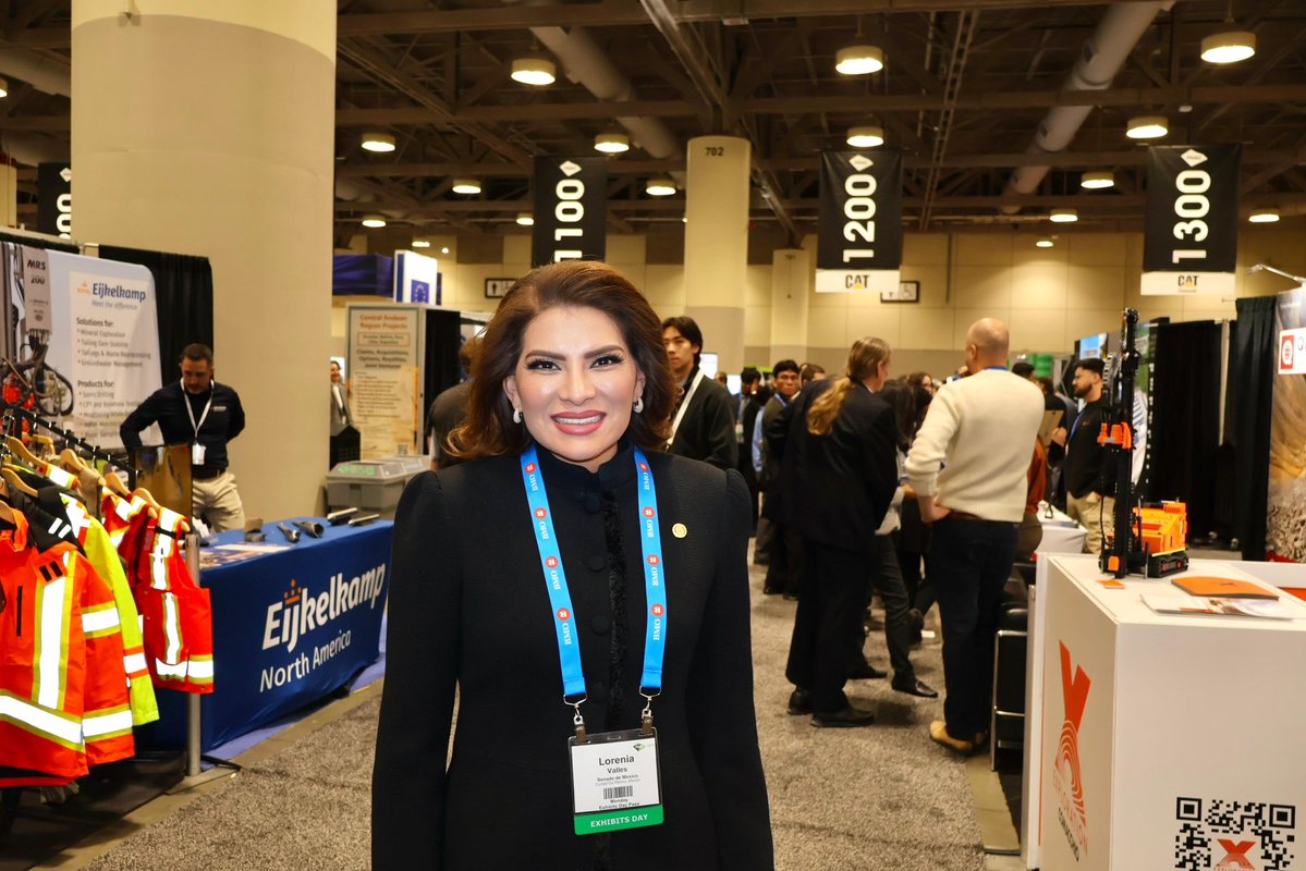 Sonora y México presentes en la #PDAC2026, la convención minera más importante del mundo 🌎🇲🇽

Es fundamental el trabajo que realiza la presidenta <a href="/Claudiashein/">Claudia Sheinbaum Pardo</a>, así como el gobernador <a href="/AlfonsoDurazo/">Alfonso Durazo</a> en Sonora —el principal estado minero con 33.8% de la producción nacional— en