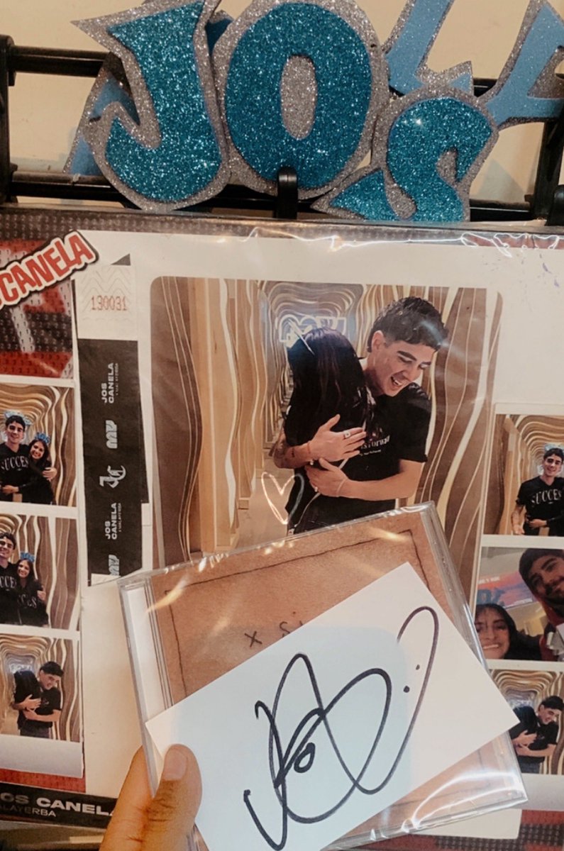 Gracias por darnos tu E.P en físico, te amo <a href="/JosDice/">Jos Canela</a> 🤎