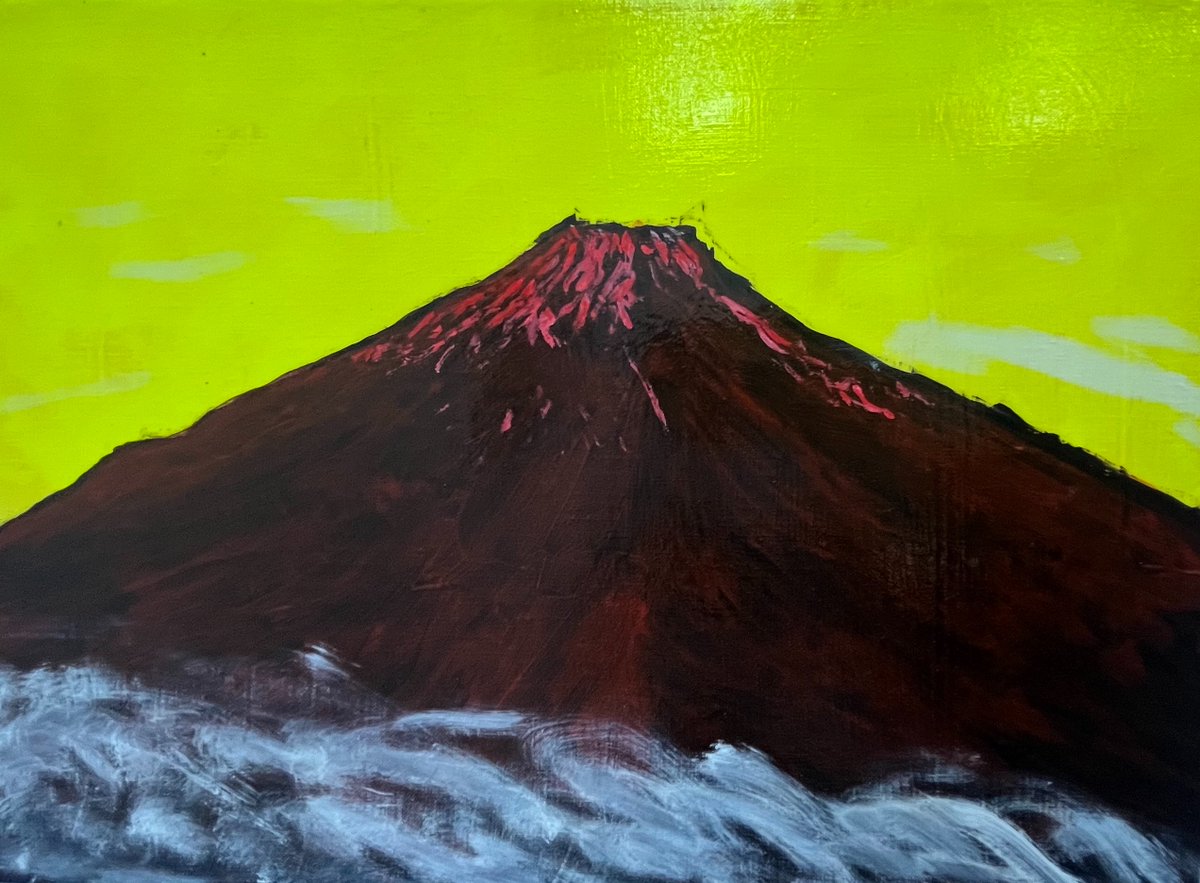 ＼ 開催中！ ／

松井秀一 (<a href="/matsui_detsu/">まっつん♿️穂🏀🎨</a>)web 個展
-生きる力の富士　不自由を超えて-
nihonbashiart.jp/exhibition/mat…
会期：2026.03.01-03.15

＜作品紹介＞
作品名：運気上昇の赤富士

#美術ネットワーク #芸術の輪 #現代作家の環 #artilljp #illustshare