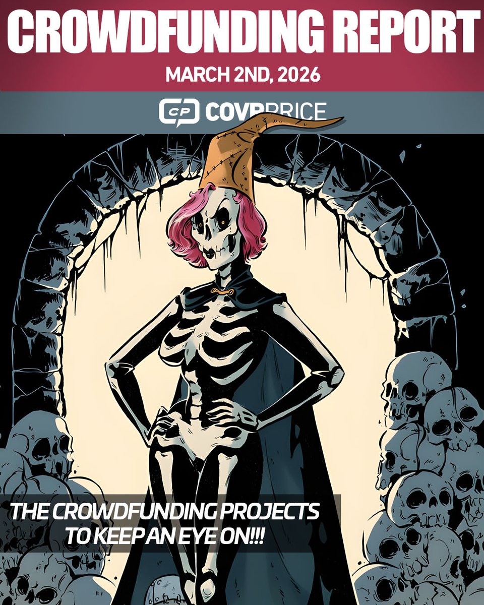covrprice's tweet photo. It's the latest Crowdfunding projects we’re keeping an eye on! Support creators and score some awesome comics and variants.

#Comics from @sveta_has @BigClutch @tarrusov @flopscomics @DiCaro_04 @m_anuelaschiano @aspencomics @JnthnHdrck and more!

LINK: https://t.co/bLIlkMhJuJ https://t.co/8h7GWgTKhJ