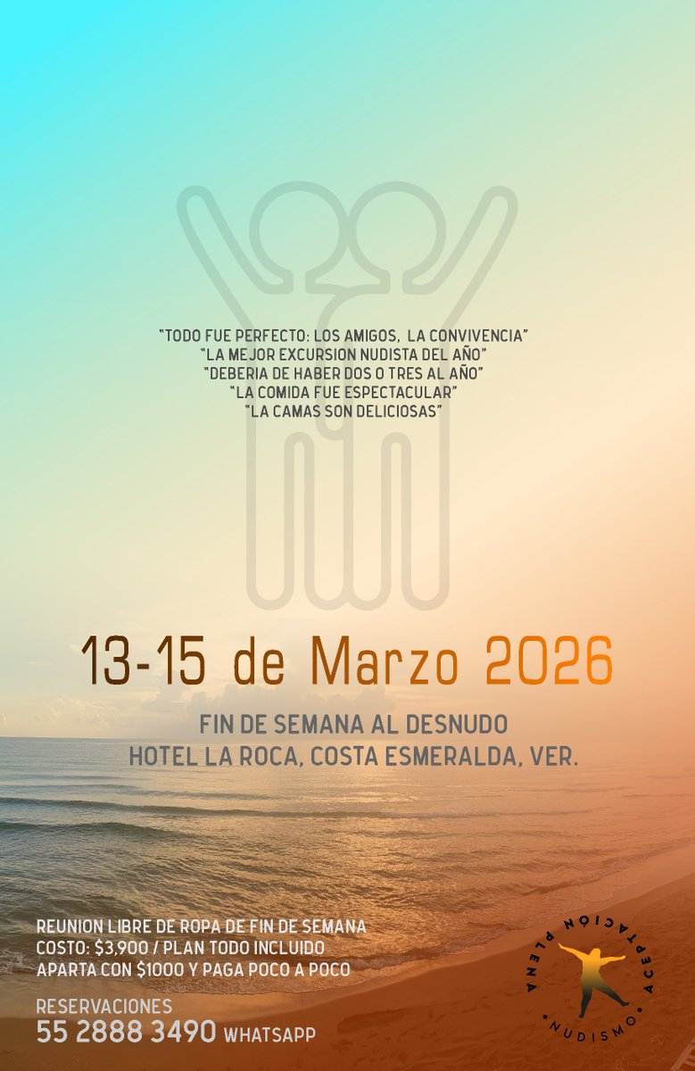 Encuentro Nudista Zipolite 2026 tweet media