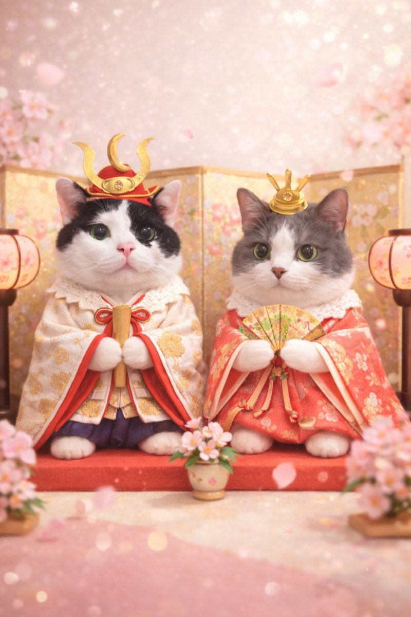 今日はひな祭り🌸✴🎎✴🌸 雨が降ってしまって寒いけど…。 パパは体調