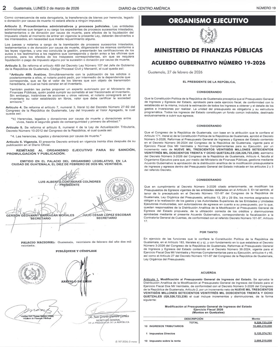 JulioColonConta's tweet photo. ¡𝐀𝐝𝐢𝐨́𝐬 𝐚𝐥 𝐢𝐦𝐩𝐮𝐞𝐬𝐭𝐨 𝐝𝐞 𝐡𝐞𝐫𝐞𝐧𝐜𝐢𝐚𝐬 𝐞𝐧 𝐆𝐮𝐚𝐭𝐞𝐦𝐚𝐥𝐚❗ 🚫💰

¿Tienes dudas sobre cómo afecta esto tus trámites actuales? ¡Contactanos!

WhatsApp https://t.co/9BpNCkFPx9
https://t.co/R8uARULKUa

#Guatemala #herencias #legado #donacion #legal https://t.co/dRZYY2q2q3