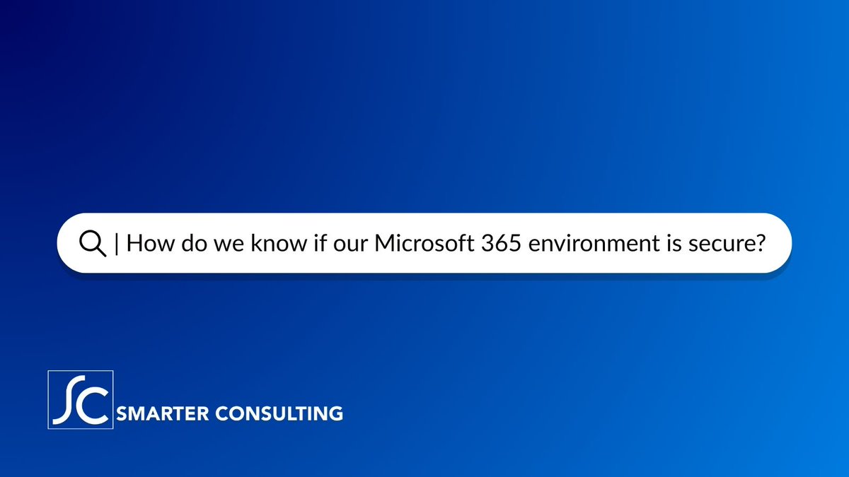 SmarterConsult1's tweet image. This week’s client question: “How do we know if our Microsoft 365 environment is secure?” Start with identity, devices, and data governance - and an audit through Smarter Consulting, of course. #ITConsulting #Cybersecurity