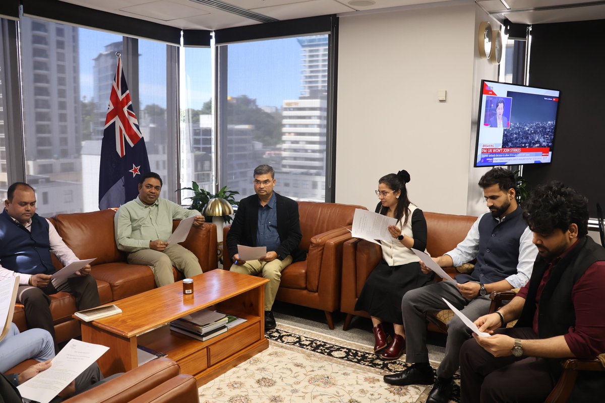 India in Auckland tweet media