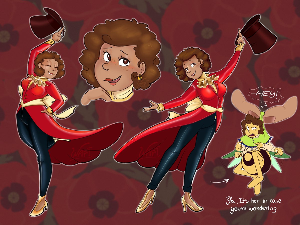 Soo guess who ended up humanizing her delulu fankid 💃🏻
#mayathebee #au #oc