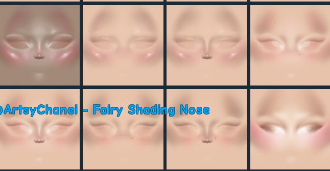 samiamrh's tweet photo. Omg I'm so happy - someone finally made some high up noses that have shading!!🫶💗 https://t.co/MGYTFNDnff