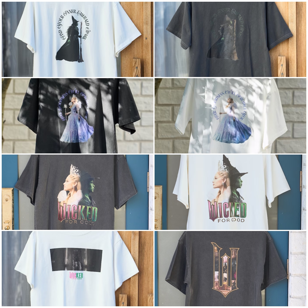 映画「ウィキッド 永遠の約束」とのスペシャルデザインTシャツ
