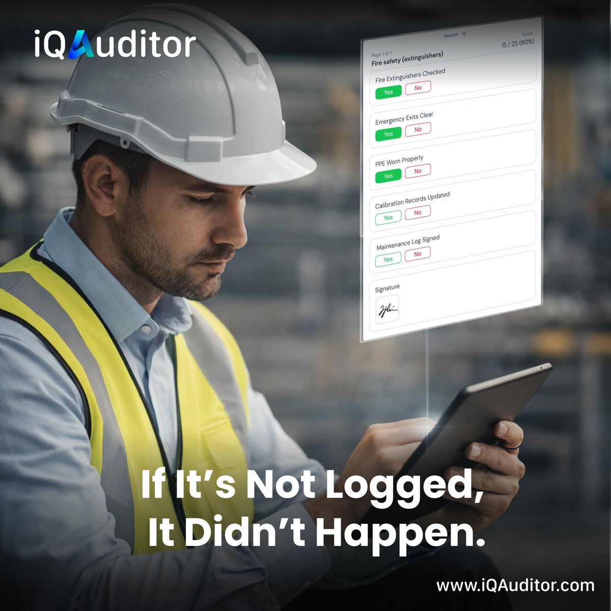 iQAuditor's tweet photo. Audits fail not because teams don’t work — but because checks are missed, skipped, or undocumented. If it’s not recorded properly, it didn’t happen. https://t.co/Rcqdocxbcj