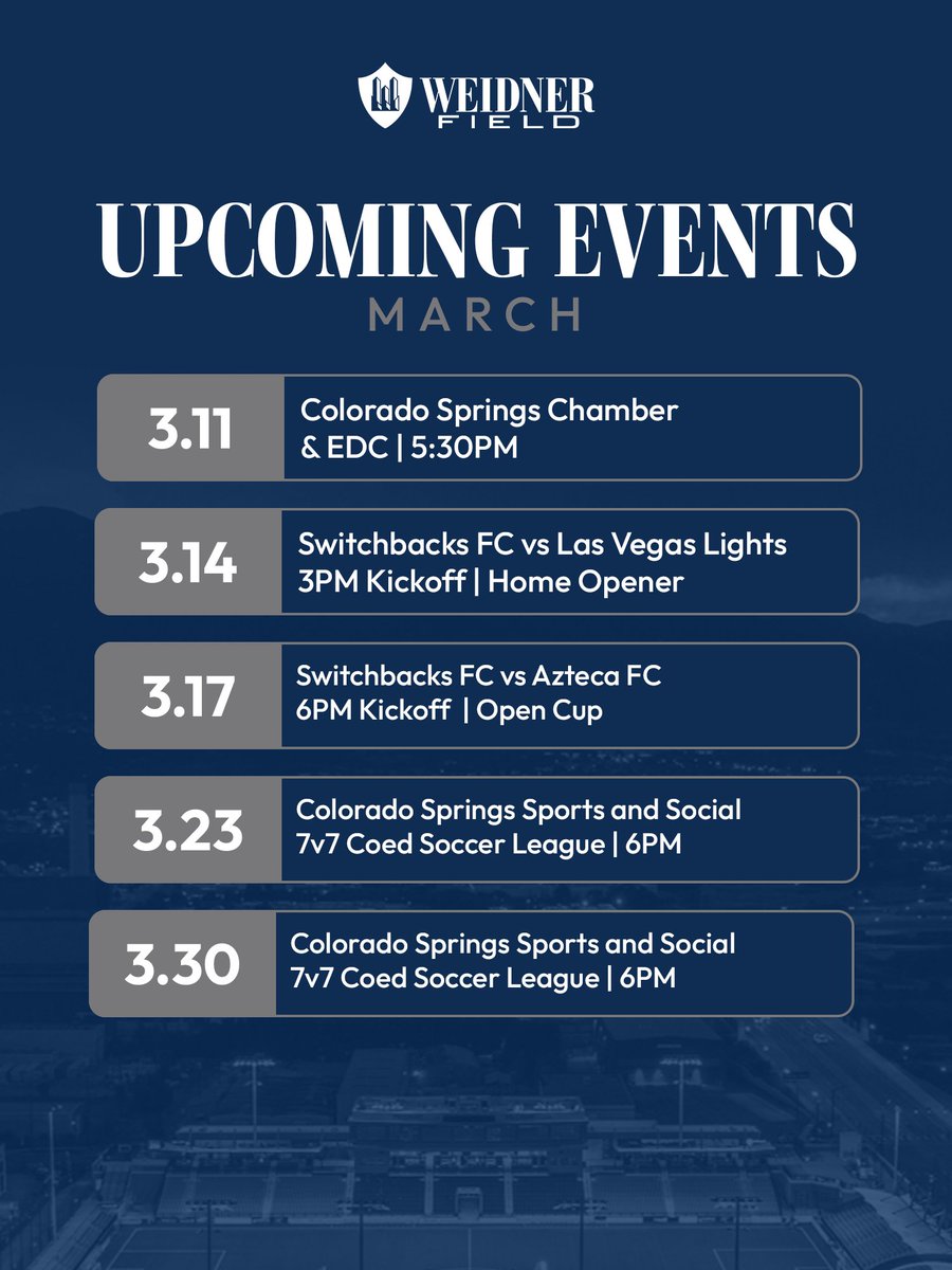 Weidner Field tweet media