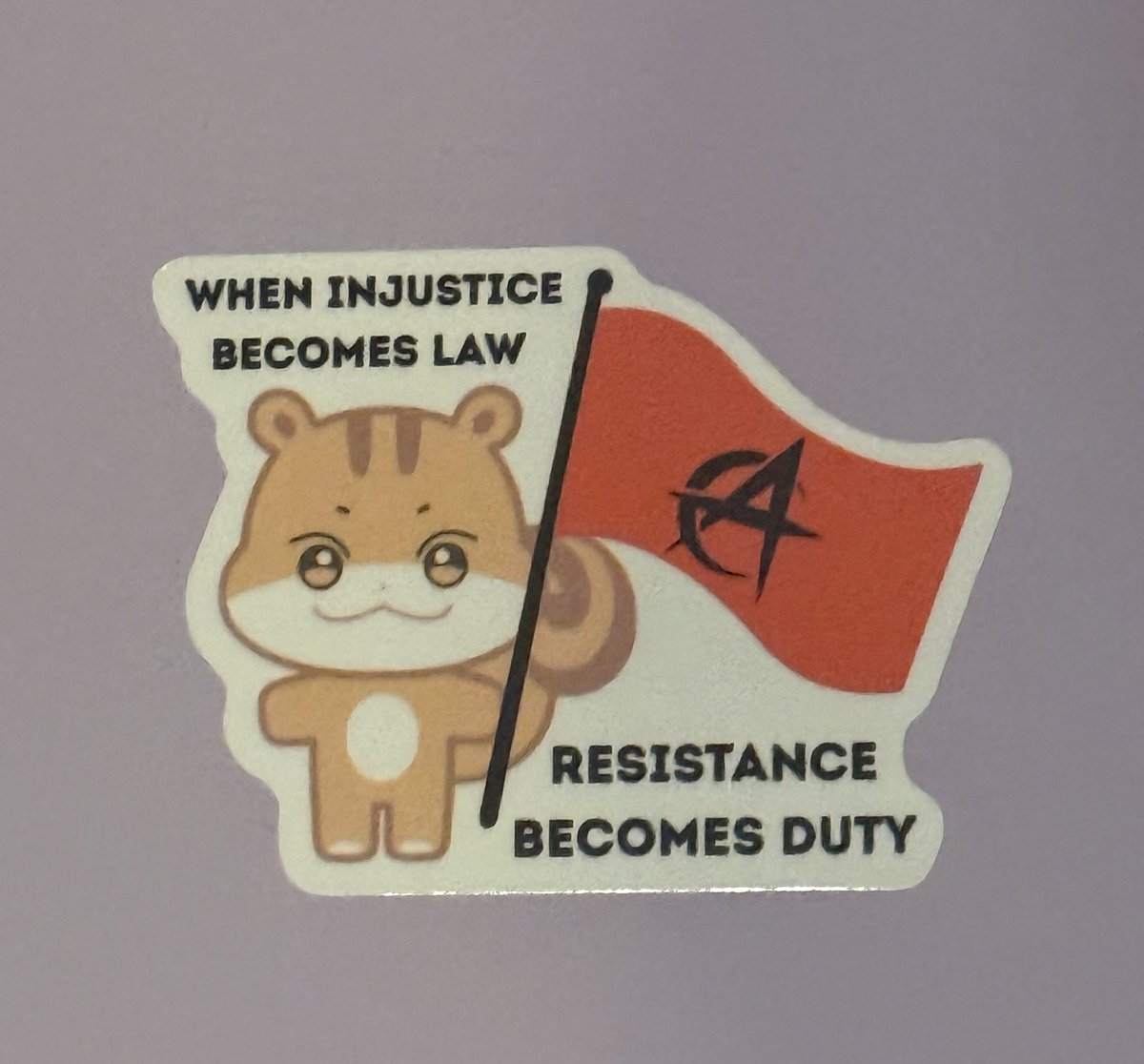 big fan of my new sticker