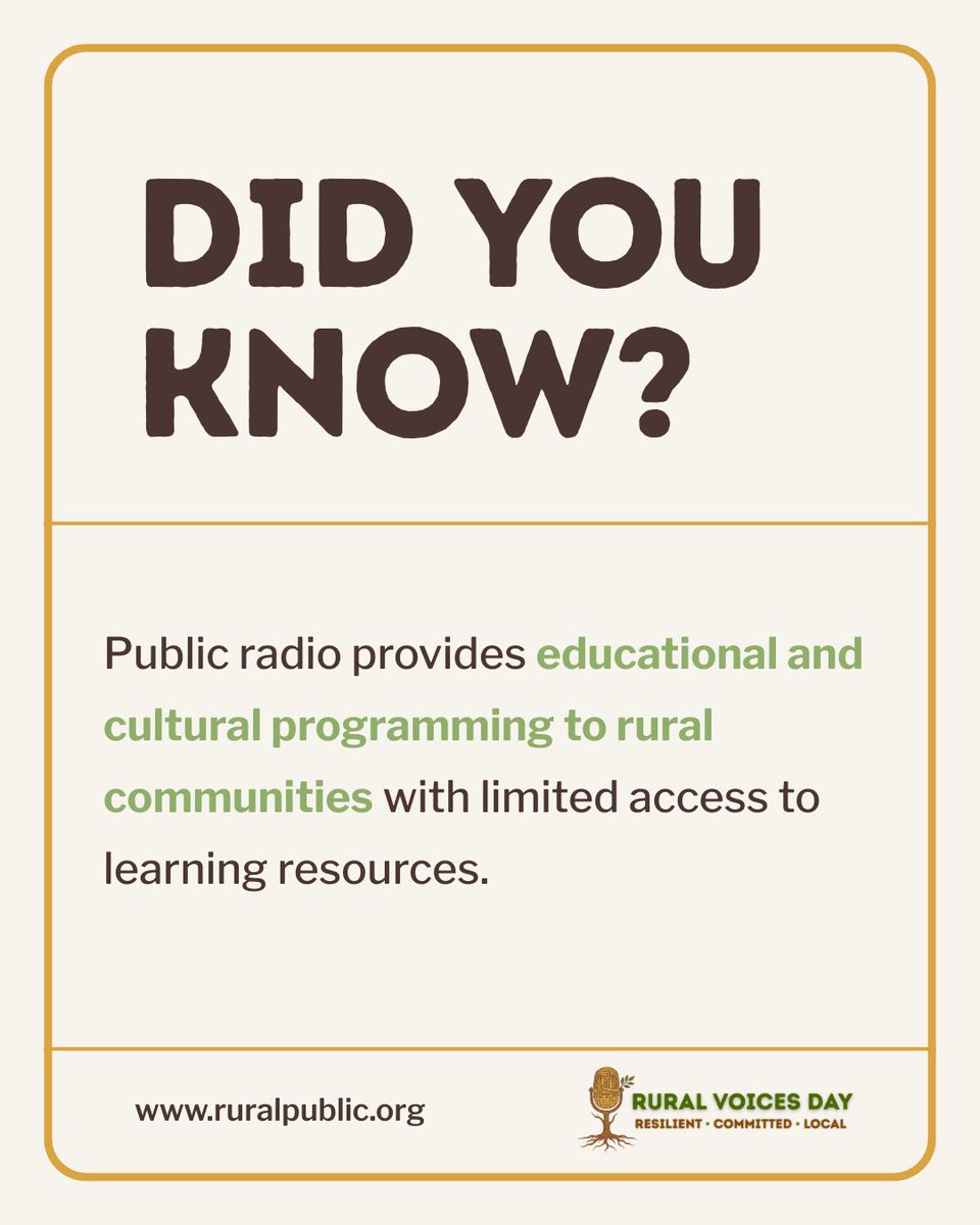 Media For Rural Development Alliance of Rural Public Media (@RuralPMAlliance) / Posts / X
