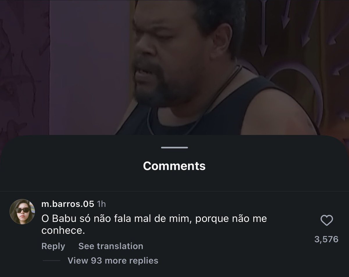 enquanto isso, no instagram do #BBB26
