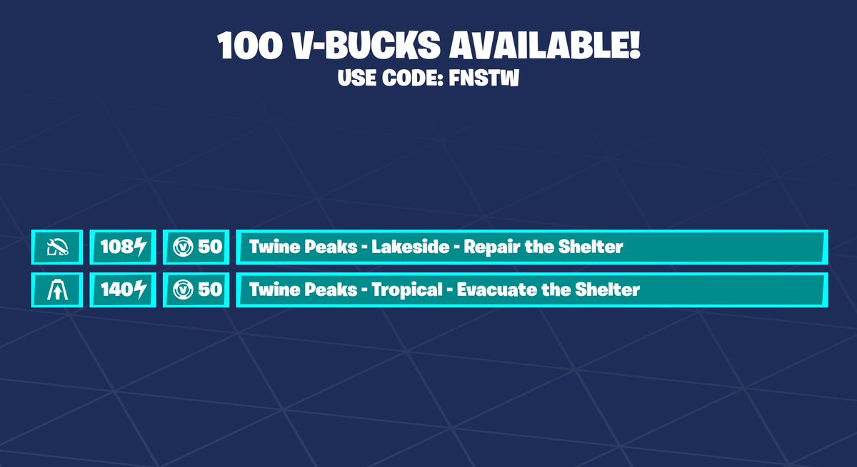 Fortnite STW News tweet media