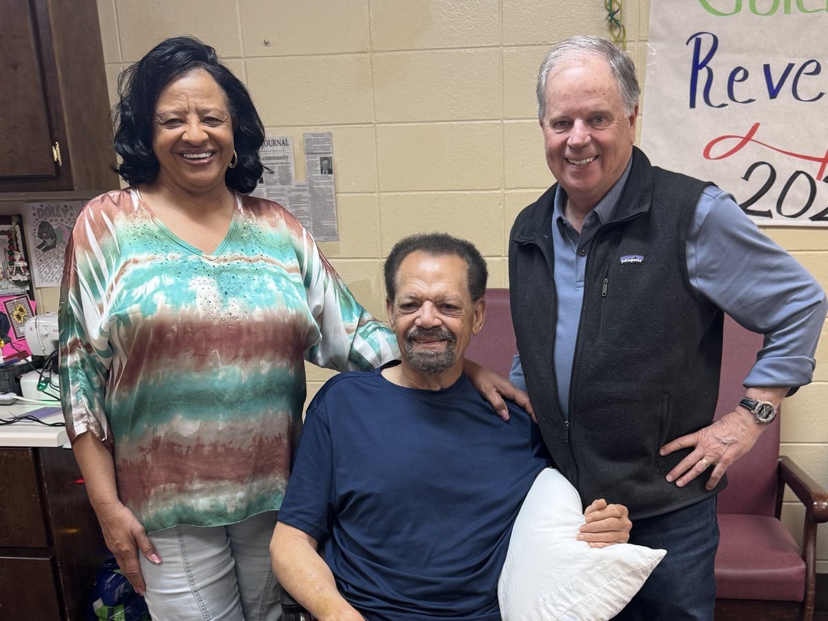 This weekend, I visited my friend, Mayor Charles Andrews and his wife Linda, in Monroeville. Charles is recovering from a recent health challenge with the same strength and determination he's shown throughout his history-making life. See you out on the campaign trail soon!