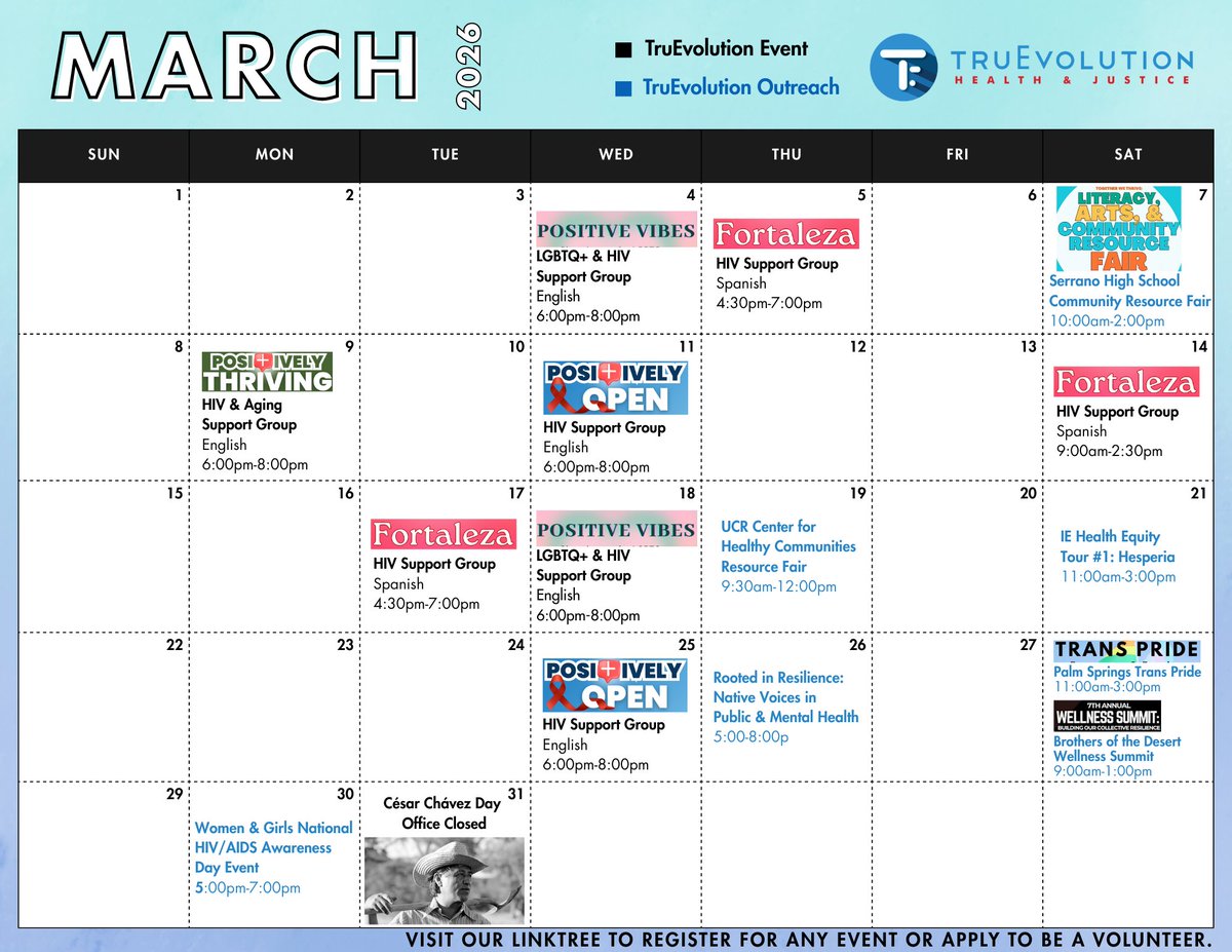 TruEvolutionInc's tweet photo. 🌱 March your way into connection! See what’s happening this month with TruEvolution and don’t miss a beat. 💫📅

🌱 ¡Marche hacia la conexión! Descubra lo que sucede este mes con TruEvolution y no se pierda nada. 💫📅 https://t.co/cM5r3SshJt