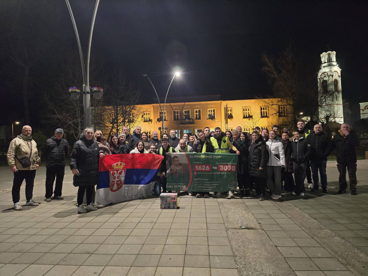 Ekipa iz Kruševca se ovim putem zahvaljuje i našoj familiji iz Trstenika koja je sa nama sprovela ovu akciju i domaćinski ugostila Aleksandra i Ninu, dočekali ih u ogromnom broju u Trsteniku i pomogli da sve ovo zajedno sprovedemo kako treba... ❤️
👇👇👇
<a href="/Aca1204981/">Aca Stefanović TS</a>