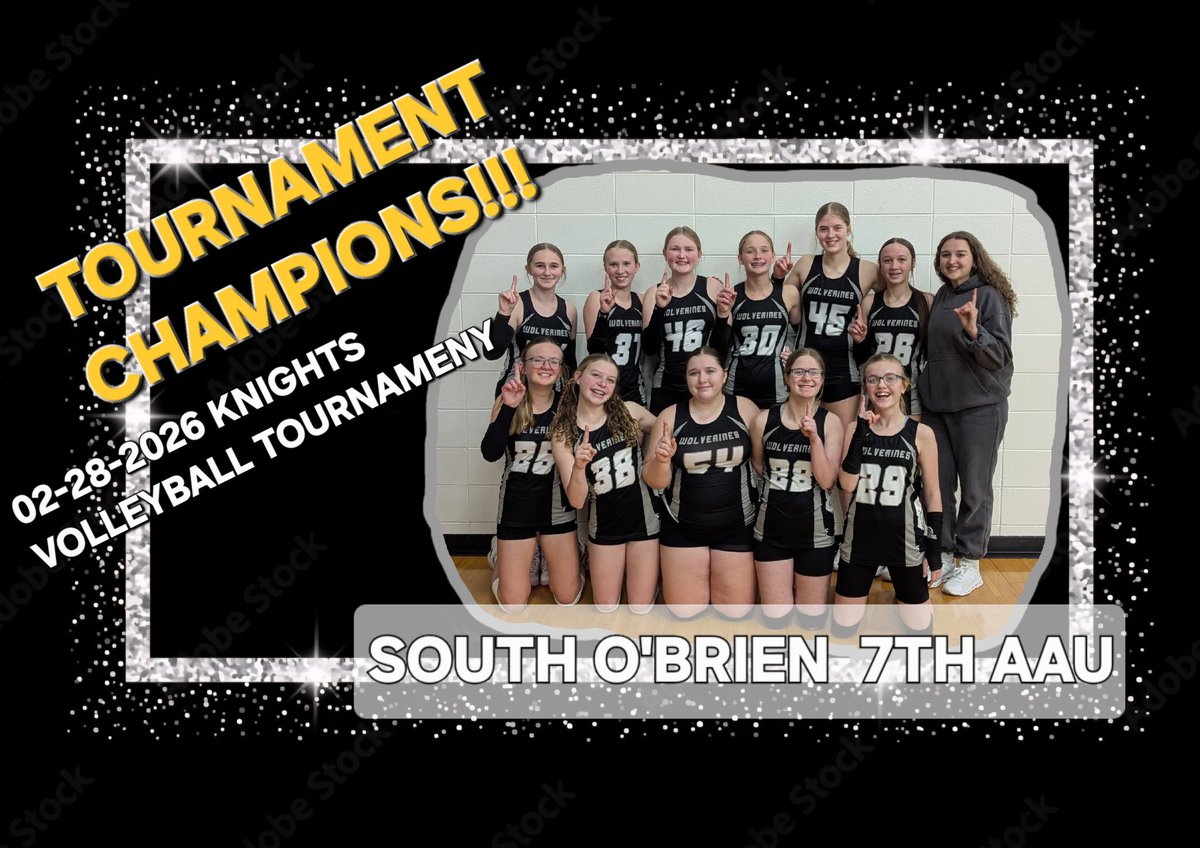 SydneyBillick's tweet photo. We have won our first tournament of the season!

We are getting back in the grove of volleyball and doing great things on the court

We lost 2 sets in total and beat out 5 other teams for first https://t.co/nM423DutF7
