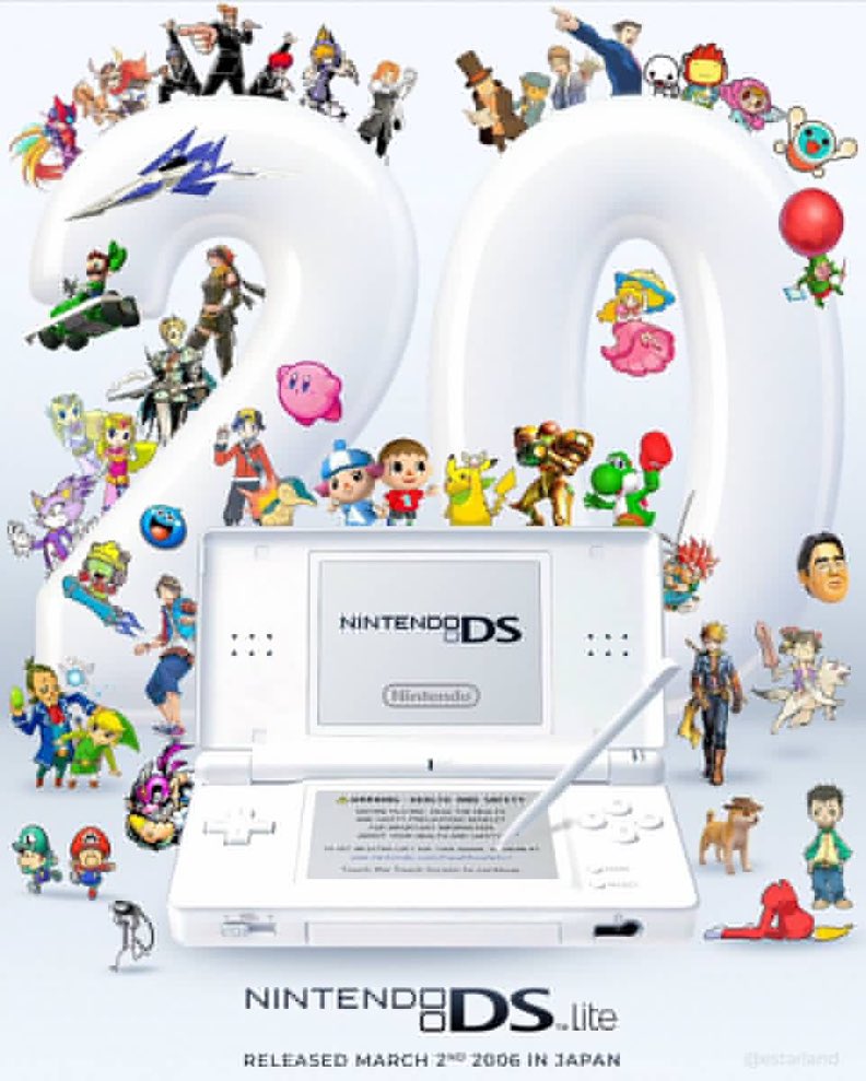 Salem0Game's tweet image. اليوم هو الذكرى السنوية لجهاز Nintendo DS
#NintendoDS
