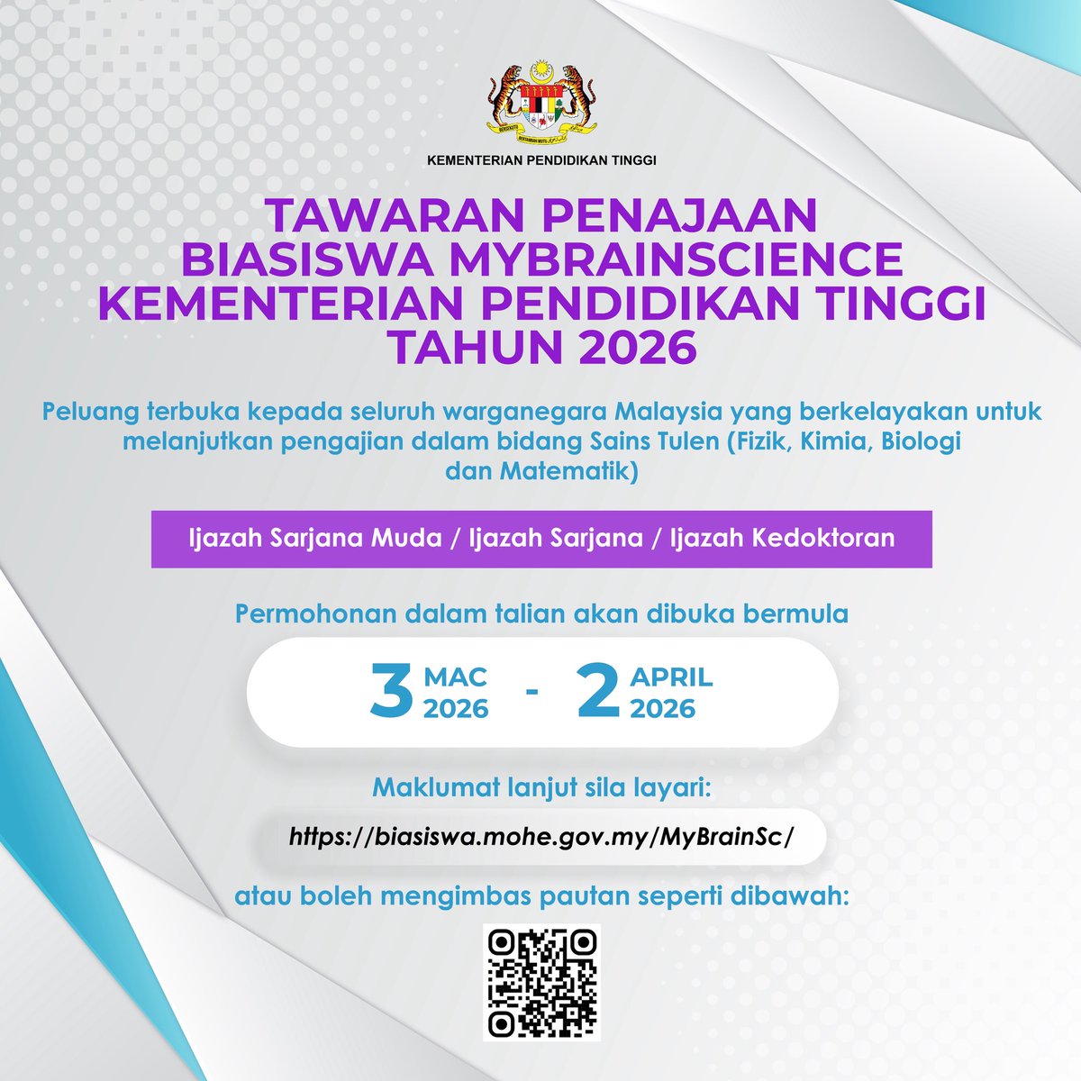 Kementerian Pendidikan Tinggi tweet media