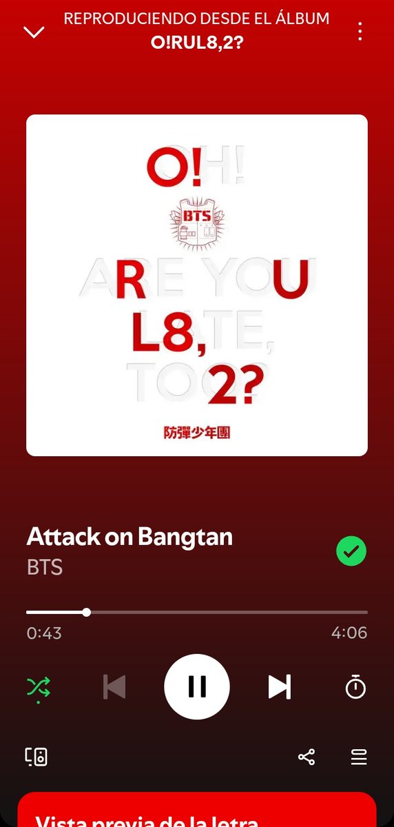 Dinámica de Stream‼️
El día de hoy corresponde
 a O!RUL8,2?
- Muestra tu canción favorita del álbum.
- El calendario de #JourneyToArirang 
- Etiqueta a 7 mutis.
<a href="/li_V_ly/">Lilyଓ ⊙⊝⊜</a> <a href="/imwaos/">w ⋆ ⊙⊝⊜⁷ | VOY A VER A BTS</a> <a href="/milasformula/">mila 🪽 BTS MONTH</a> <a href="/mimilvsbts/">Mimiii ⁷ (⊙⊝⊜ ver.)</a> <a href="/niniestrellita_/">lily vió a nini❤︎</a> <a href="/lxbtsxpjh_/">lu⁷ 🇲🇽 | ⊙⊝⊜</a> <a href="/night_starkth/">Day:ִֶָ. . ࣪ ִֶָ🇨🇴་༘࿐</a>