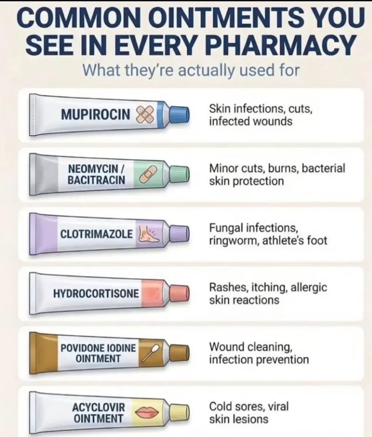 NurseHann100's tweet image. COMMON OINTMENTS

#Nursing
#NursingNotes
#Nclex
#PNLE
#MedTwt
#NursingTwt
#MedX