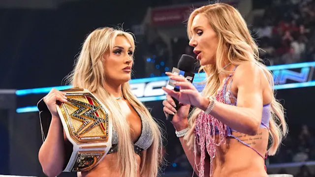 ProWFinesse's tweet photo. This Jade Cargill/Rhea Ripley situation is so messy.

It feels like Tiffany Stratton &amp; Charlotte all over again. https://t.co/mbZDgmvuvI