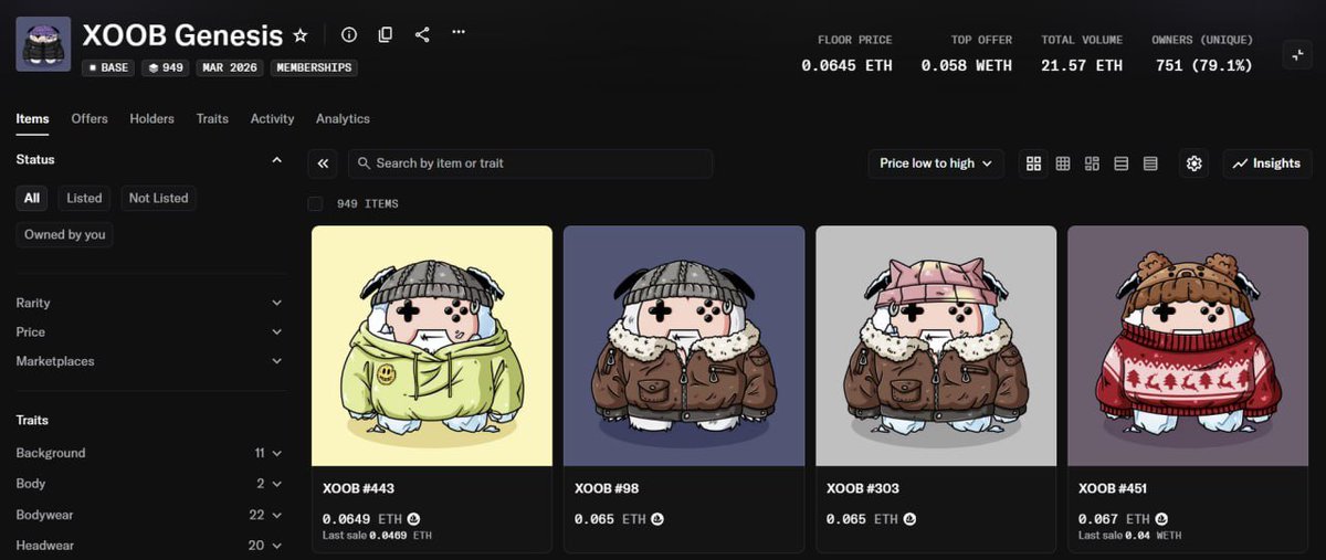 Airdrop - XOOB Network - Chain ETH - Raised n/a

xoob.link/?ref=5832fda930

• connect wallet, x &amp; tele - kết nối ví, x &amp; tele
• post on x or tele - đăng bài trên x or telegram
• check score &amp; mint nft - check điểm và mint nft
@xoobnetwork