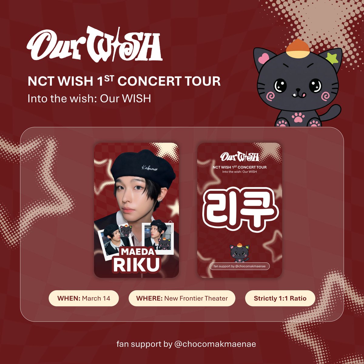 #OURWISHinMANILA ☆ ໒꒱ ‧₊˚ 

RIKU PHOTOCARD ✮⋆˙

Fan support by: <a href="/chocomakmaenae/">mia</a> ˚⋆✶

✧ rt &amp; like
✧ limited qty
✧ open for trades

  ݁ ˖๋⭑pubmat and design by: <a href="/hoonkibffs_/">chie</a>

#OurWISH_MANILA #NCTWISHinMANILA