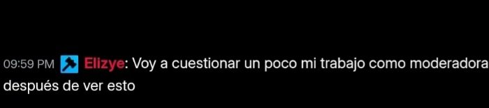 OK pero podemos hablar de los mensajes de Eli (me dan gracia jajaja) 
Pobre Eli se nota que tiene ganado jajajaj