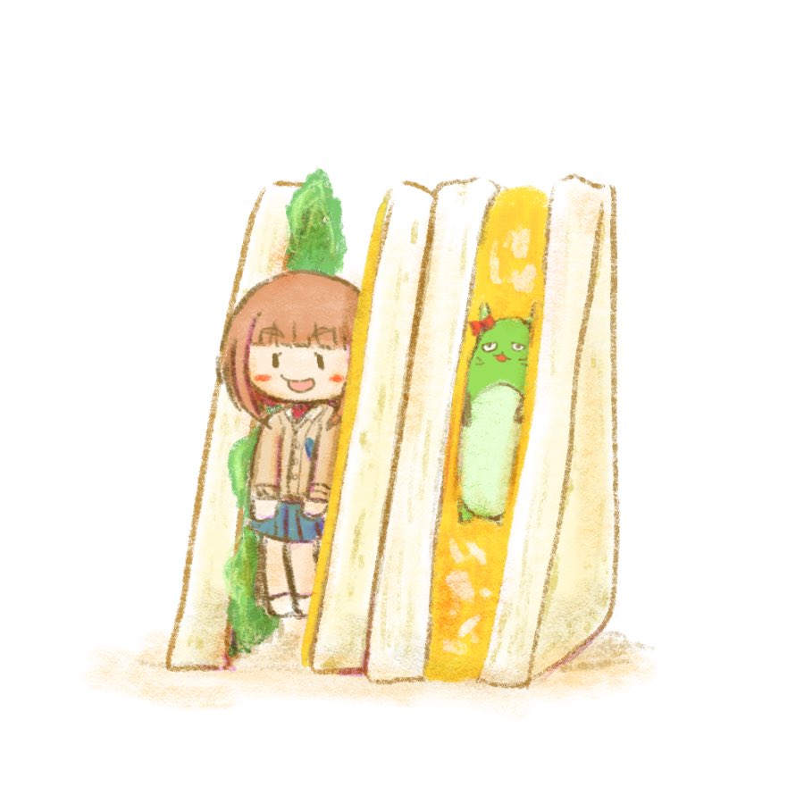 「あったよ!!柚サンド!!」|タコトギのイラスト
