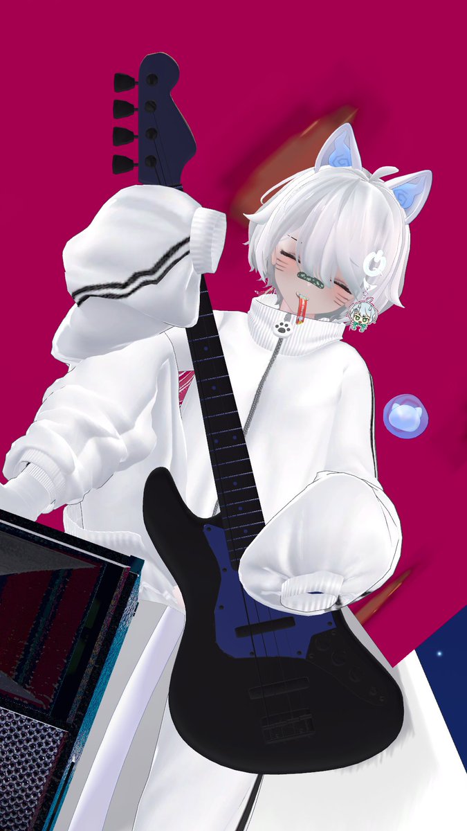おはめー！今日は海月猫お休み！

かわりにくらねこのベースを載せます

数合わせの理由でドラムに入っただけで
その当時やっていい環境だったら
ギタボ志望だったんだよなー
だから機会あるだけですごく羨ましい…

#Mao3D #VRChat #fumitiki_shop