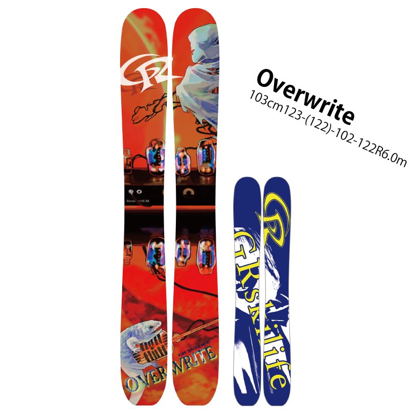 話題に上がっているこの板「Overwrite」ですが、実はただのスキーボードじゃ無い工夫が仕込まれています。

・平に使うと全くエッジを感じない
・と思って傾けたりターンするとしっかりとエッジがある
・キャンバーがほとんど無いのでグラトリ無双
・たわみはじめは柔らかく、踏み込むとしっかり硬い