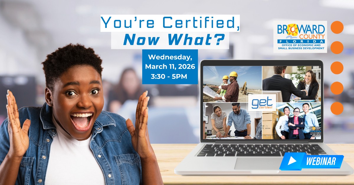 Broward County Economic & Small Business Dev. tweet media