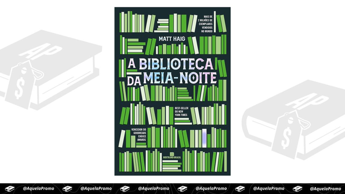 AquelaPromo's tweet photo. 🚨 Semana do Consumidor | Amazon

📚 A Biblioteca da Meia-noite (29,90)
↪️ https://t.co/cGtBU3lYVs 

⭐️ Kindle Unlimited: https://t.co/UNekbpwA2T https://t.co/n2RY5TOSAl