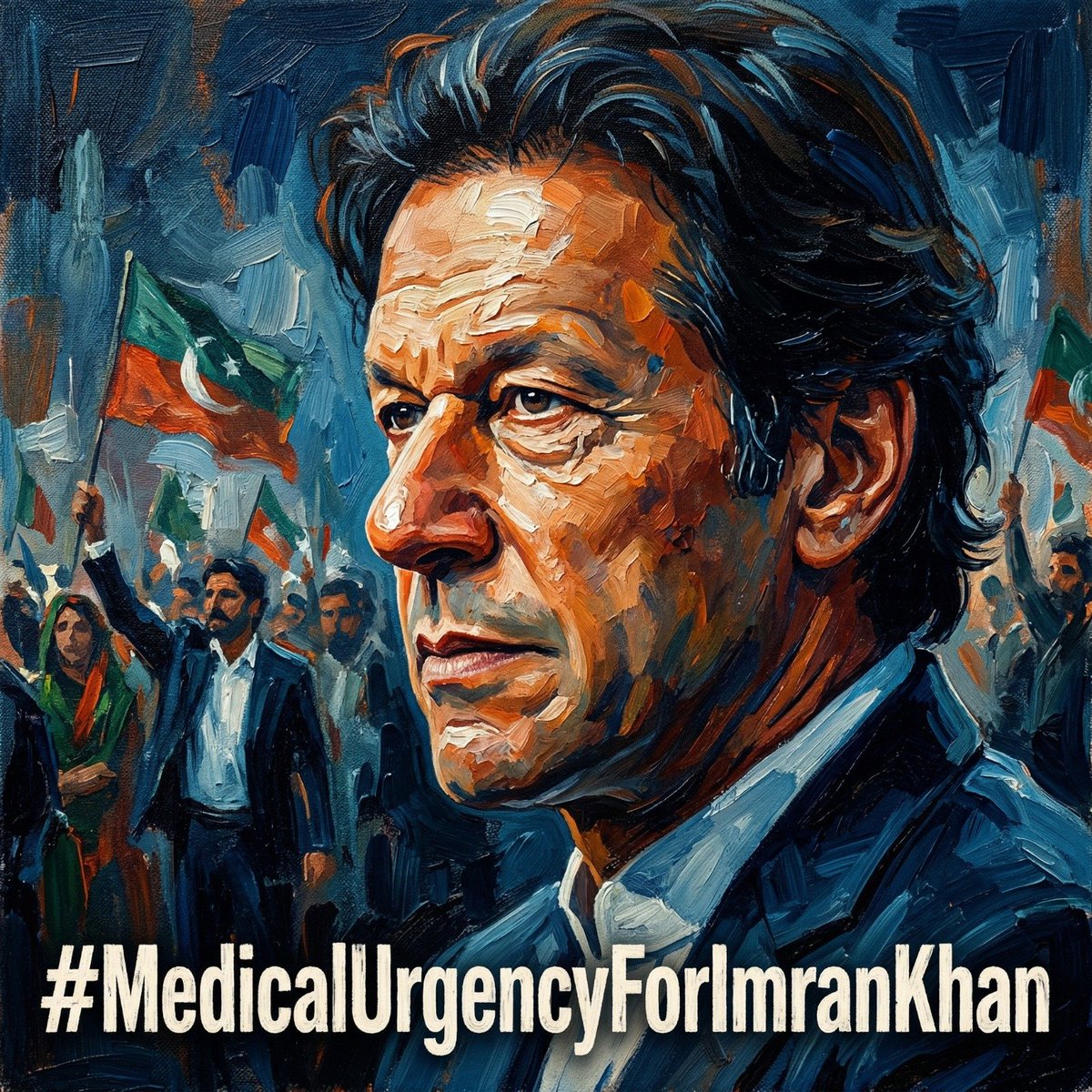YarMKNiazi's tweet photo. A hospital checkup is not a favor, it is a fundamental human right.

Imran Khan is not just a political leader; he is a father, a brother, a leader of millions of followers, and above all, a human being who deserves dignity and proper medical care like any other citizen. 

His children and loved ones have the right to know about his health and see him receive proper treatment.

Agree or disagree with his politics, but denying or delaying a full medical examination crosses the line from politics into humanity.

Let family doctors examine him.
Let his family members have access and reassurance.
Let transparency replace speculation.
Let compassion rise above division.
Medical care is his right, not a privilege.

#MedicalUrgencyForImranKhan