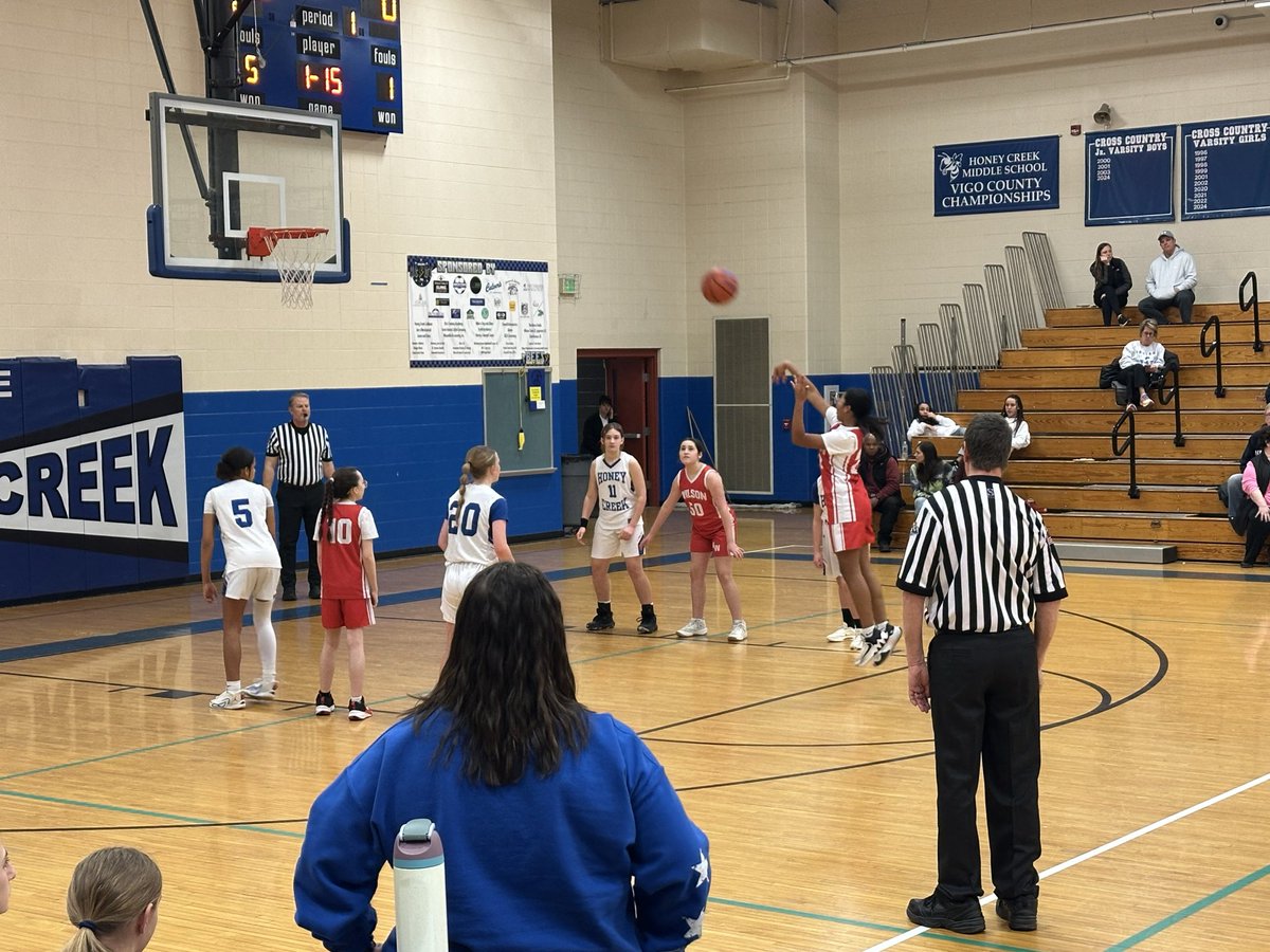 6th grade county tournament vs Honey Creek.