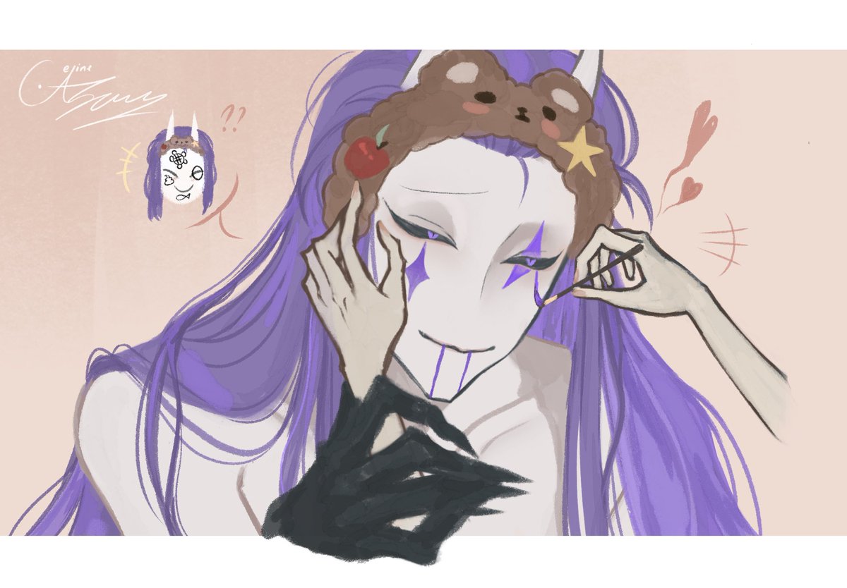 【画眉】
The act of doing your lovers makeup

#thefreakcircus #TFC #Jester #thefreakcircusjester
