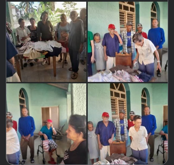 Colectivo del Hotel Planta Completa de la Dirección de Aseguramiento de nuestra ETE "Lidio Ramón Pérez" Felton, hace entrega de un donativo al Hogar de Ancianos de la localidad de Felton. #FeltonDecide  Unión Eléctrica  UNE