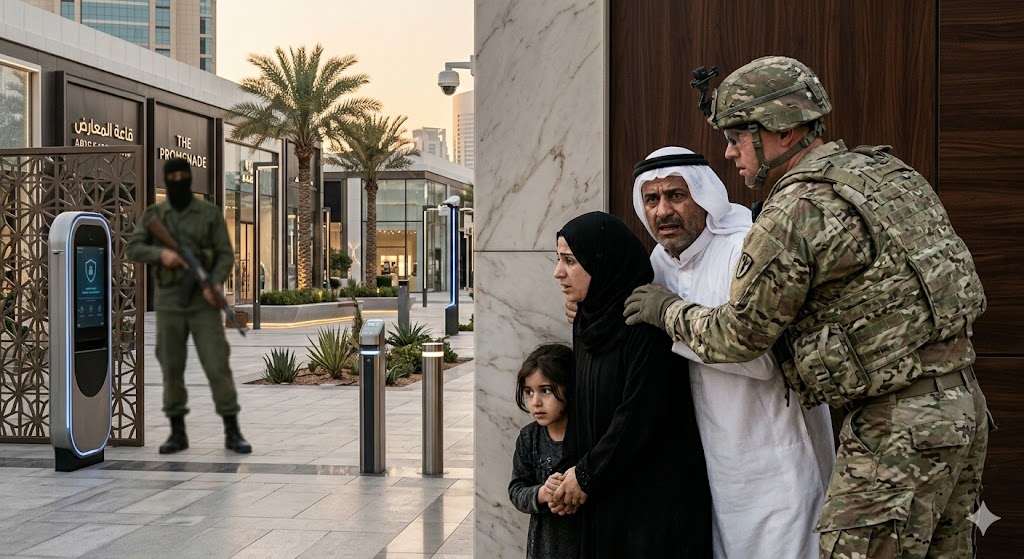 MoroccanArabs's tweet photo. حقيقة الوضع في الخليج.
الدول الخليجية تحمي القواعد الأمريكية. https://t.co/7bKPwv185U