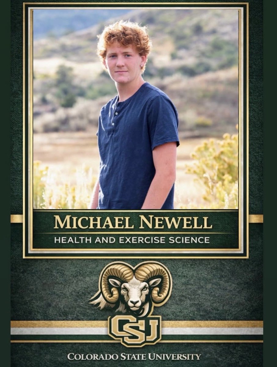 LyonsLionsCO's tweet photo. Congratulations to Michael Newell for committing to Colorado State University for Health and Exercise Science! #skorams

#LyonsProud #StVrainStorm #StVrainAdvantage #smallANDmighty
#PrideOfLyons @KarlaAllenbach https://t.co/DpFxvkUHXz