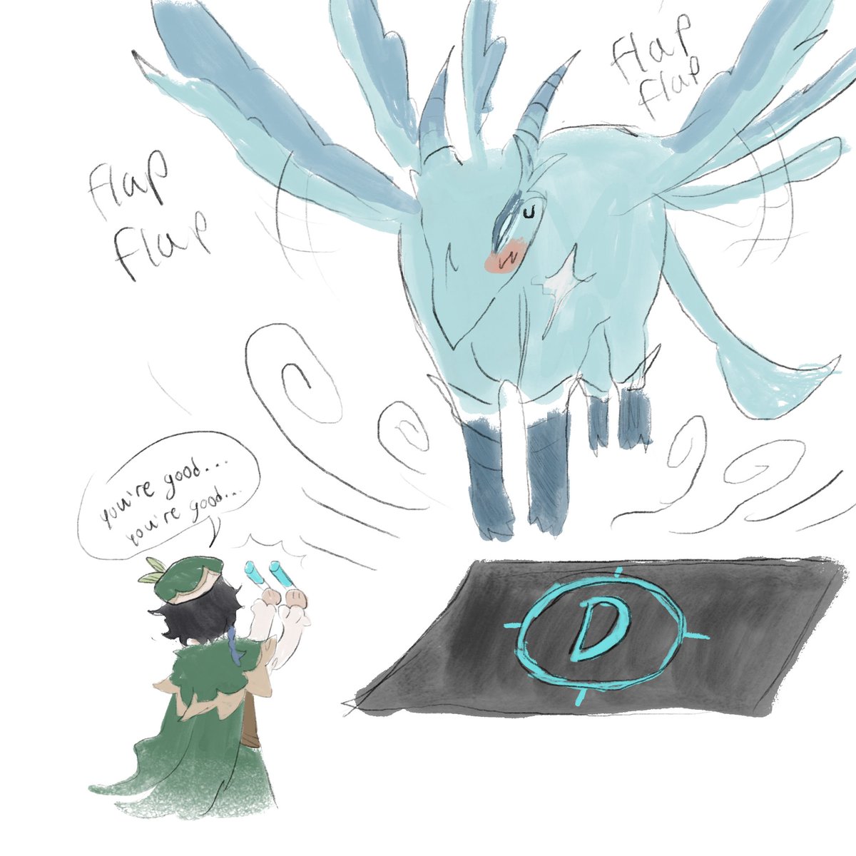 shark_puffs_'s tweet photo. Varkas idea for a dvalin landing pad was so sweet to me https://t.co/rXkF8Mi1tg