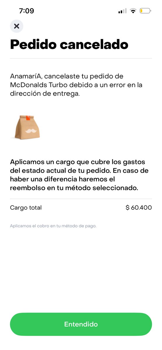 anamabb's tweet photo. @RappiColombia no estoy de acuerdo con est cobro x poner mal la dirección, la intenté cambiar y no dejó por ser turbo, aunq lo hice al segundo .No me importa si cobran extra, hubiera pagado para que trajeran el pedido así se demorara más pero no hubo opción. 😤 https://t.co/8CNKtdkCTG
