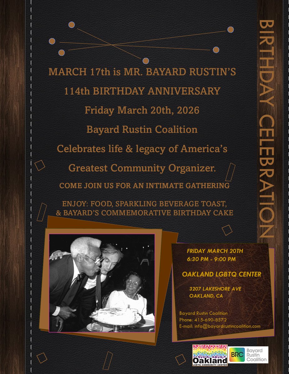 Bayard Rustin Coalition - BRC LGBTQ tweet media