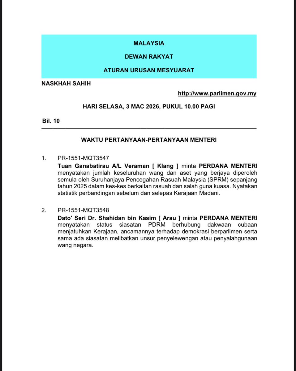 Parlimen Malaysia tweet media