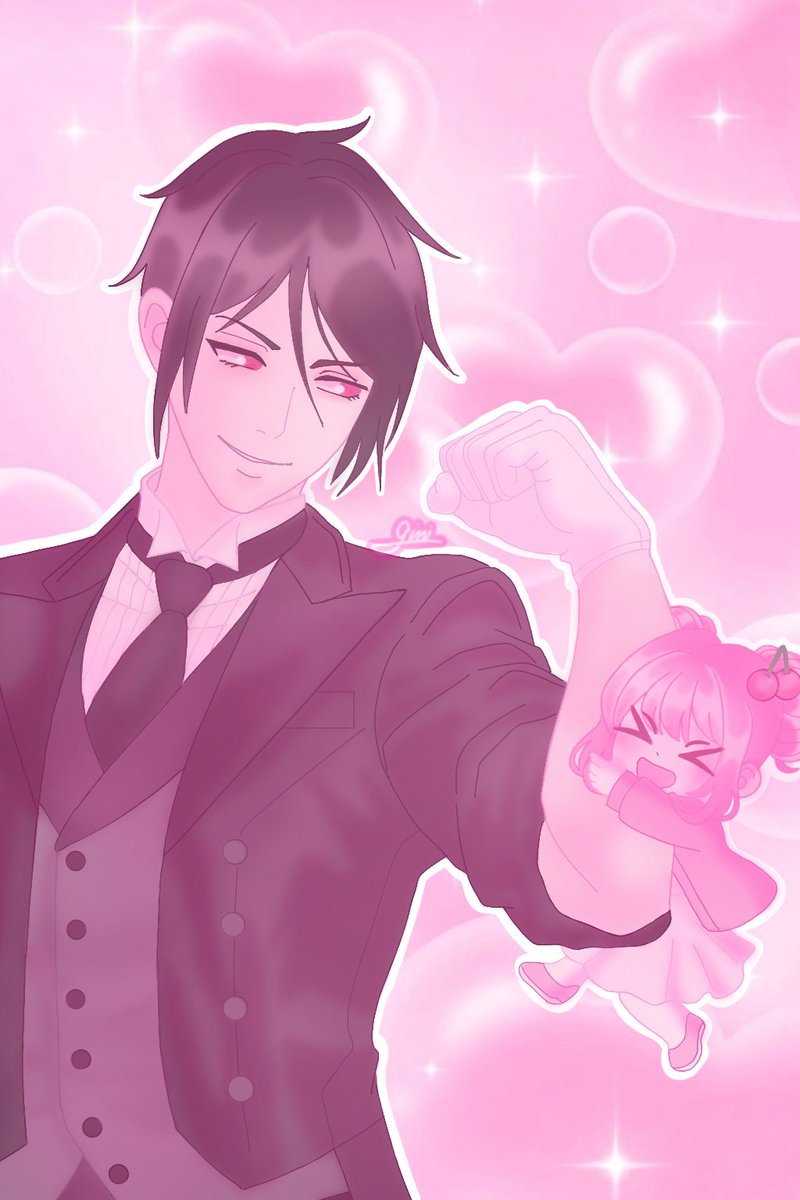 gini_uwu's tweet photo. Gracias Dios por este don!!!🤭💗

#digitalillustration #fanart #kuroshitsuji #sebastianmichaelis #selfinsert https://t.co/O2ihVl3oqX