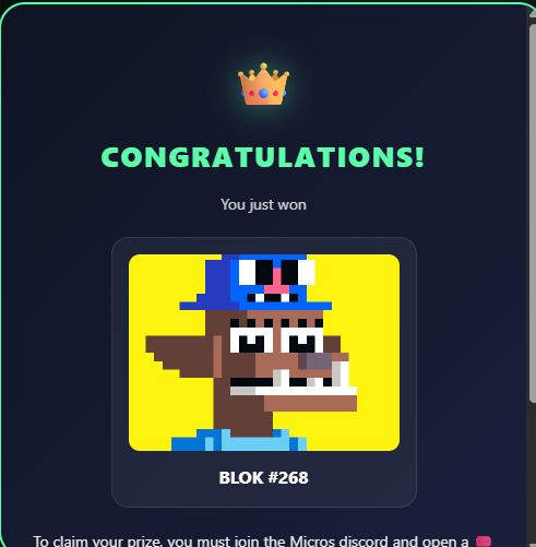 brokereefer's tweet image. Just won this awesome @BloksNFT nft thru the $NAUTZ raffles thrown by @MicrosNft !!!
I stake my Solnautz, earn the token and enter mad raffles for free!!! Can't beat that shit fam!!!!
#DDD