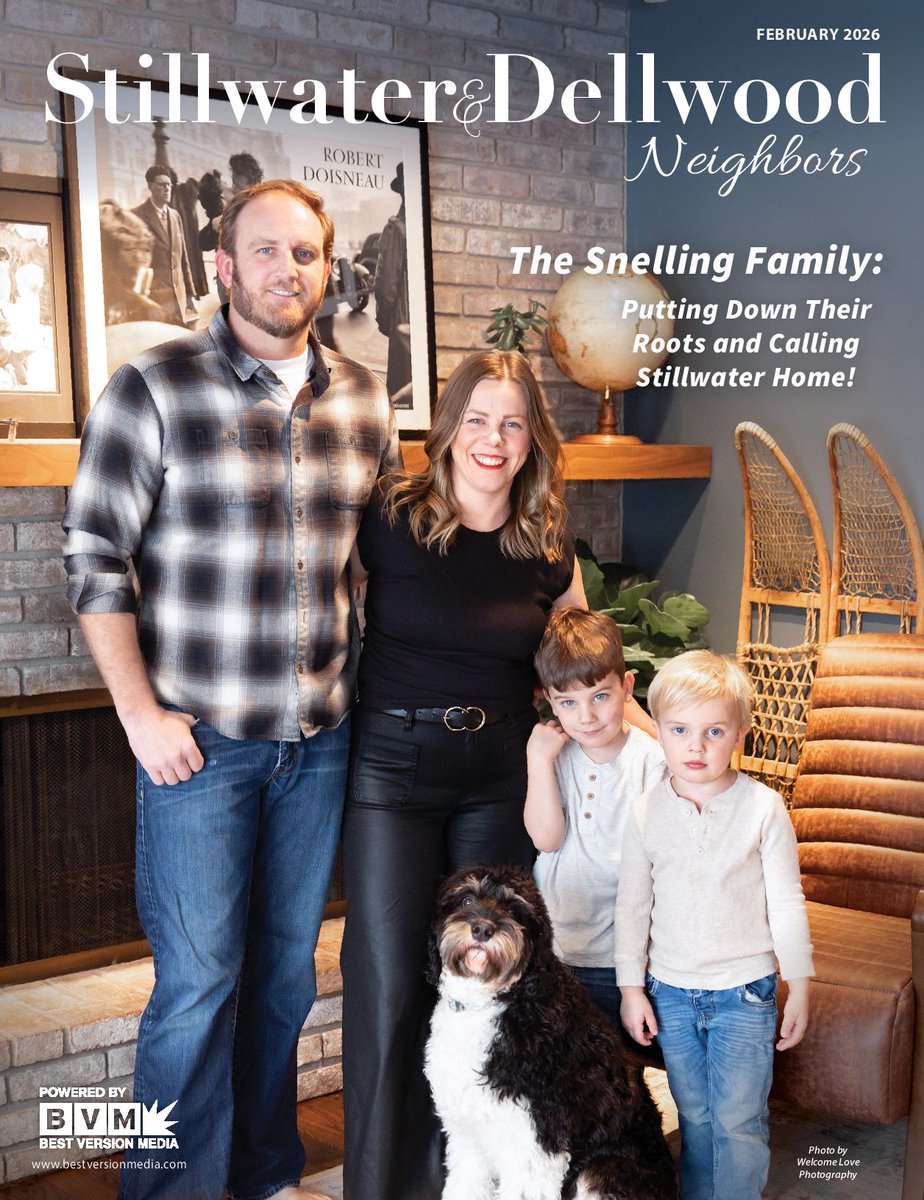 AlbrechtTodd's tweet photo. Congratulations to the Snelling family for being our Stillwater &amp; Dellwood Neighbors February Featured Family! https://t.co/qhdhwiDdrj